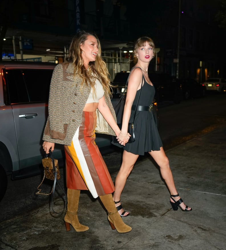 Taylor Swift's Strappy Heels With Blake Lively in September