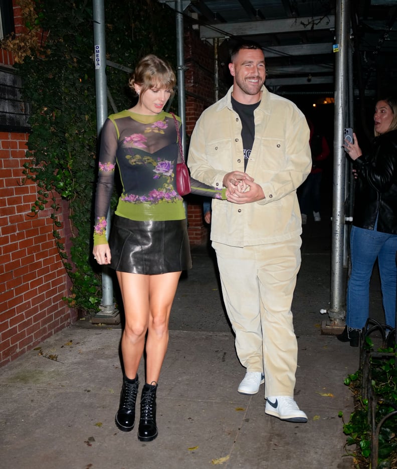 Taylor Swift's Louis Vuitton Heeled Boots With Travis Kelce