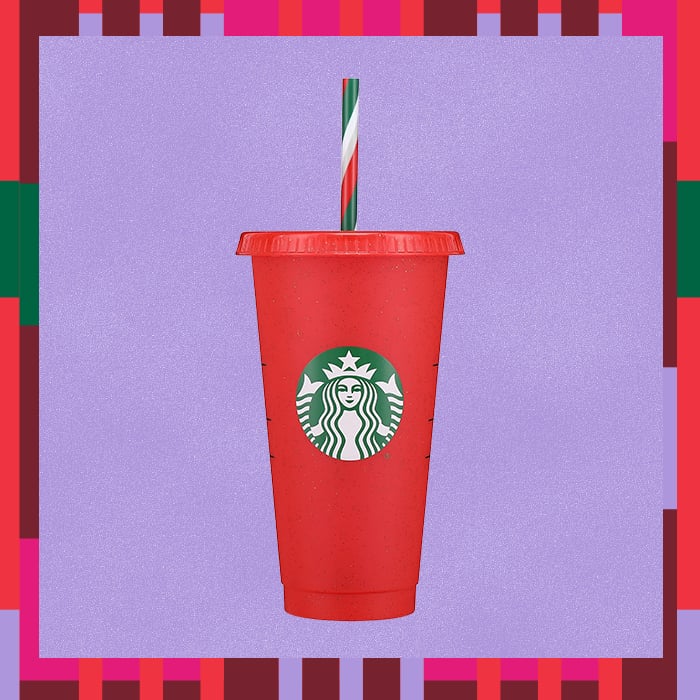Starbucks Holiday Glitter Red Cold Cup